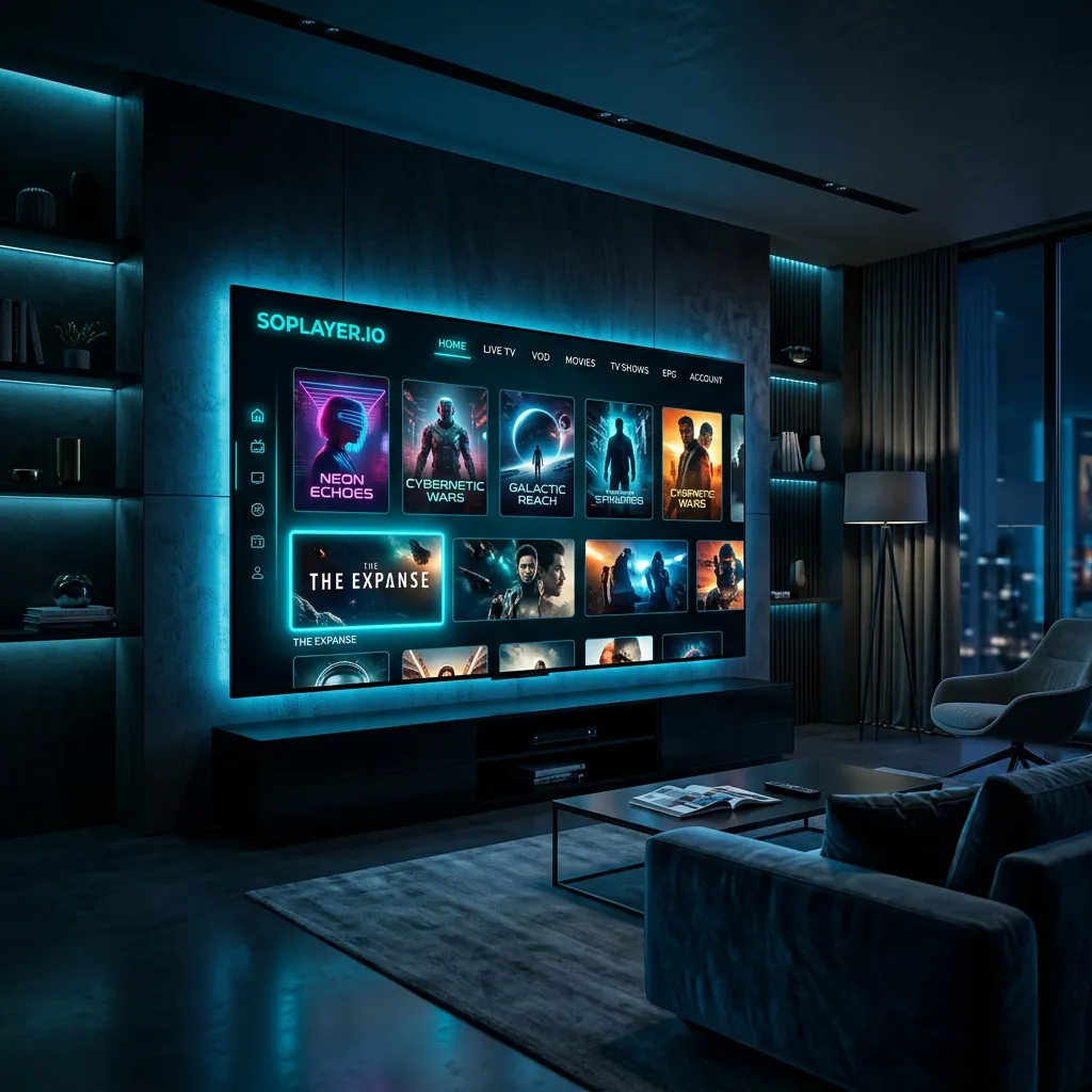 SoPlayer premium 4K IPTV streaming live channels across devices